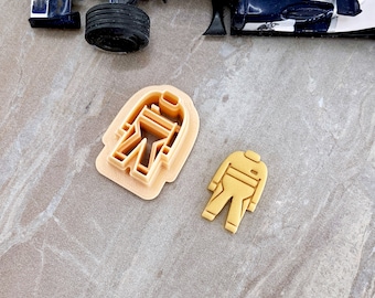 Race Suit Racing Clay Cutter, Polymer Clay Cutter for Earrings, Racing Cutters for Clay, Karting Racesuit Cutter