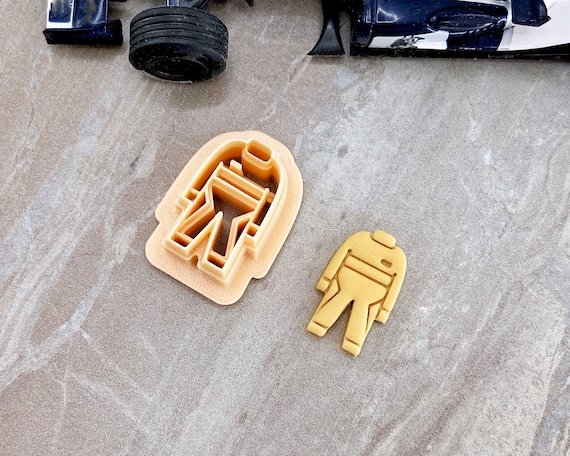 Race Suit Racing Clay Cutter, Polymer Clay Cutter for Earrings, Racing Cutters for Clay, Karting Racesuit Cutter