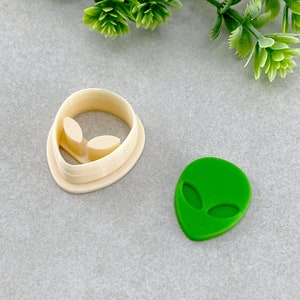 Alien Clay Cutter, außerirdischer Polymer Clay Cutter, Cookie & Fondant Cutter, Himmel Weltraum Themen Cutter für Clay