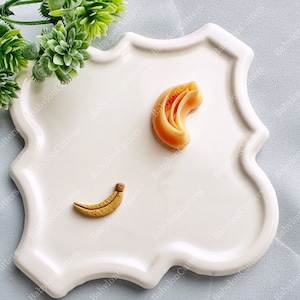 Banana Clay Cutter, Fruit Polymer Clay Tool, Tropical Earring Cutter, Summer Jewelry Mold, DIY Clay Supply, Cute Clay Shape Cutter