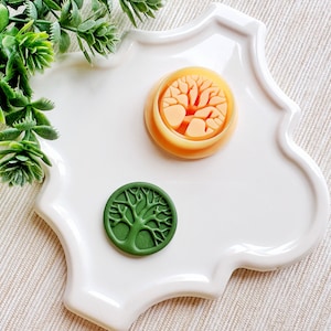 Tree of Life Debossing Mystical Clay Cutter, Embossing Mystical Polymer Clay Cutter, Detailed Embossing Witchy Cutter for Clay