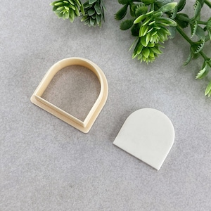 Arch Clay Cutter, Earring Polymer Clay Cutter, Jewellery Cutter, Short Arch Shape Cutter