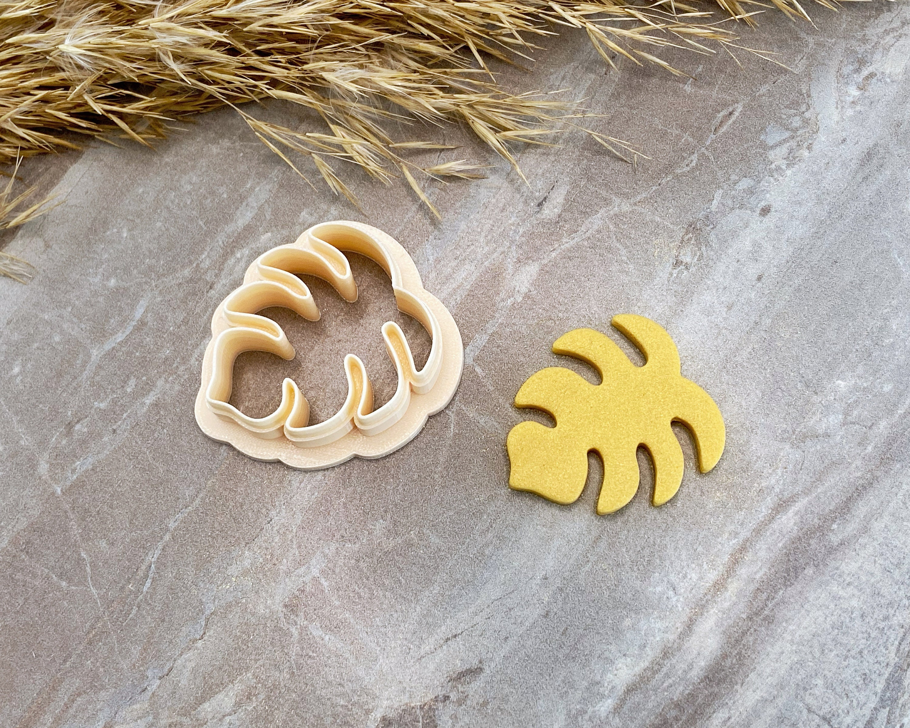 Monstera Leaf Clay Cutter, Polymer Clay Earring Cutter, Tropical Monstera Plant Clay Cutter