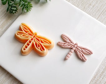 Embossing Dragonfly Spring Clay Cutter, Polymer Clay Cutter for Spring, Animal Cutters for Clay