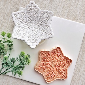 Sneeuwvlok trinket schotelsnijder, ringschotel kleisnijder, trinket schotel kleisnijder voor polymeerklei