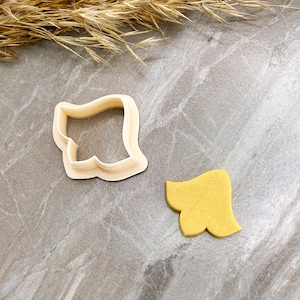 Tulip Outline Stud & Dangle Clay Cutter, Polymer Clay Earring Cutter, Floral Spring Clay Cutter