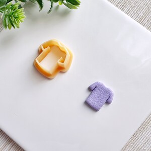 T-Shirt Summer Clay Cutter, Summer Polymer Clay Cutter, Cookie & Fondant Cutter, Shirt Cutter for Clay