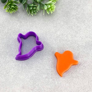 Ghost Clay Cutter, Halloween Clay Cutter, Polymer Clay Earring Cutter, Spooky Ghost Shaped Cutter for Halloween