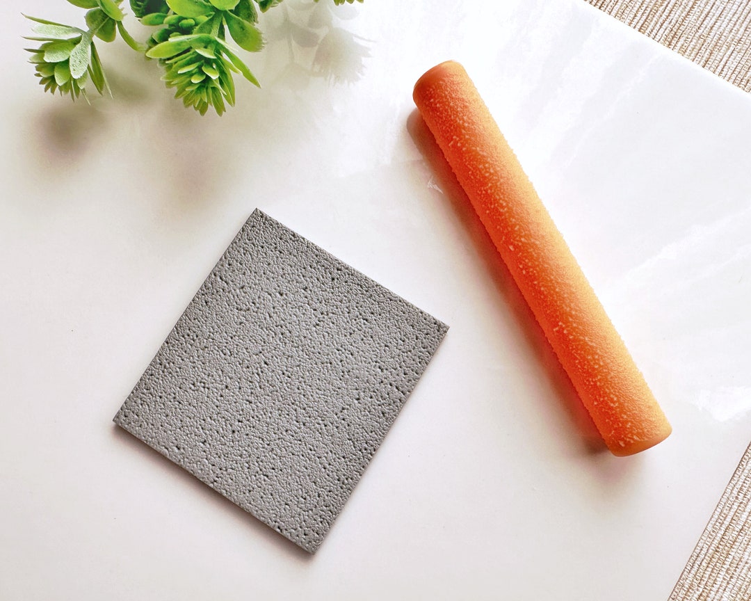 Sandpaper Clay Texture Roller, Polymer Clay Texture Roller, Resin Hand