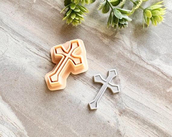 Easter Shapes Embossing Cookie or Clay Cutters Easter Shapes Embossing Cookie or Clay Cutters