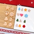 Nordic Christmas Clay Cutter Collection – Polymer Clay Cutters | Star, Heart, Snowflake, Tree, Bell, Round | 1–1.5 Inch Resin Tools product logo