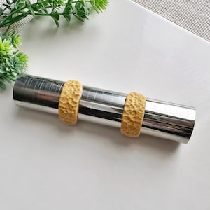 Huggie Earrings Baking Guide, Stainless Steel Baking Roller for Polymer Clay Huggie Earrings