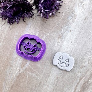 Pumpkin Face Clay Cutter, Halloween Clay Cutter, Halloween Jack o Lantern Cutter for Halloween, Fall Clay Cutters