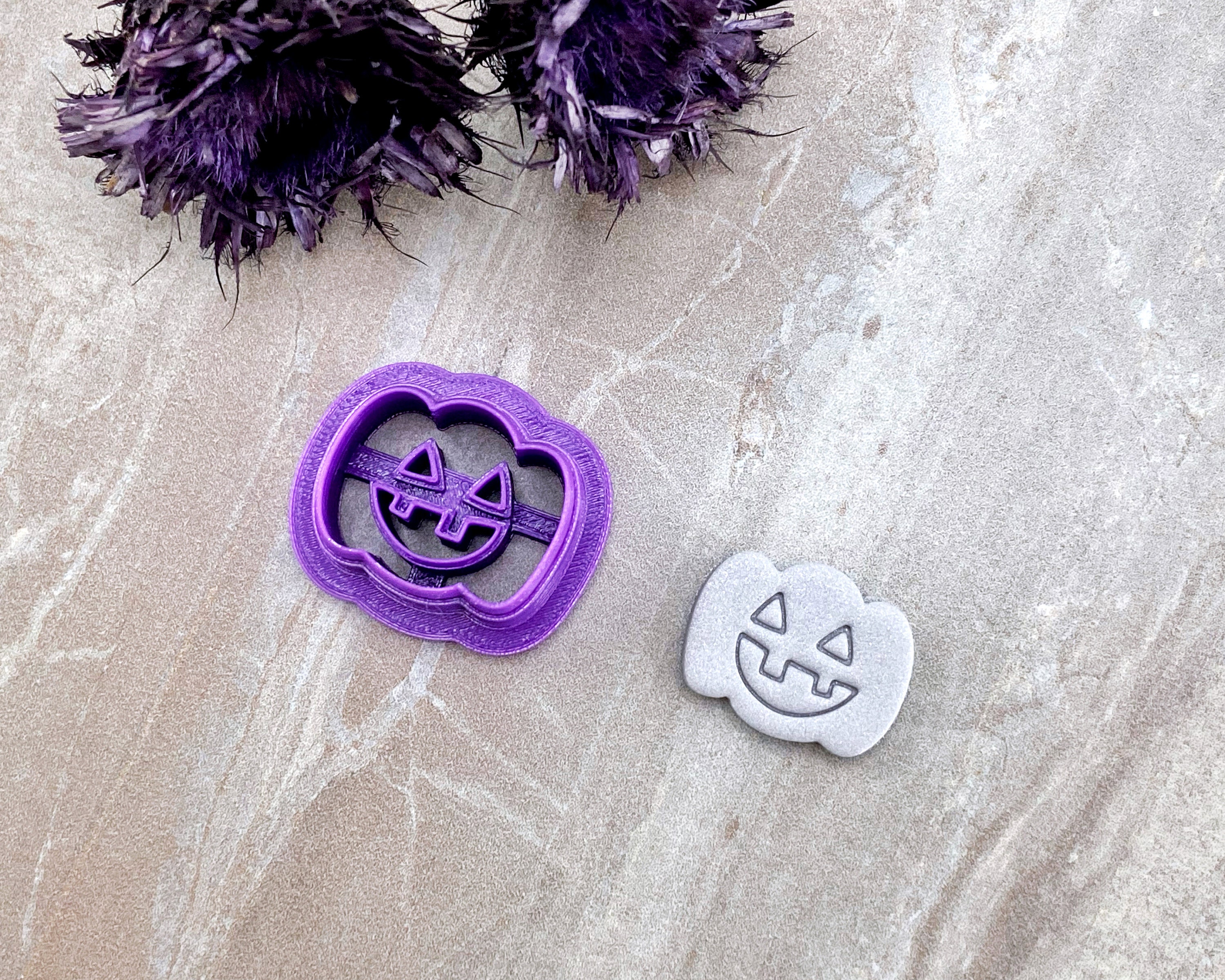 Pumpkin Face Clay Cutter, Halloween Clay Cutter, Halloween Jack o Lantern Cutter for Halloween, Fall Clay Cutters