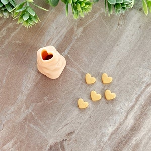 Heart Micro Cutter, Micro Polymer Clay Cutter, Mini Cutters for Valentine&#39;s Day