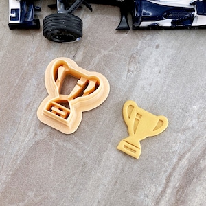 Racing Trophy Clay Cutter, Polymer Clay Cutter for Earrings, Racing Cutters for Clay, Trophy Cutter