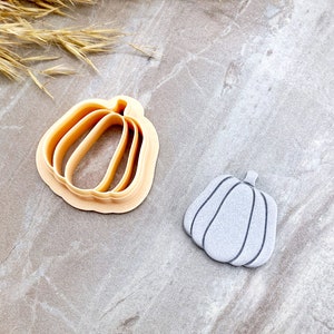 Pumpkin Clay Cutter, Fall Clay Cutter, Autumn Themed Cutter for Polymer Clay | Stud Size Included