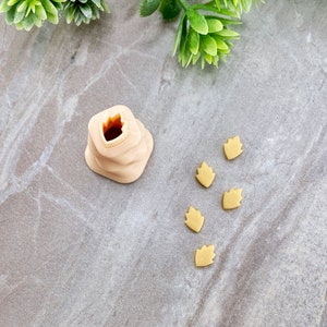Fall Leaf Micro Cutter, Fall Leaf Fall Micro Clay Cutter, Micro Flower Cutter, Mini Cutter for Polymer Clay