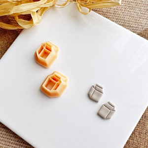 Milk Carton Clay Cutter for Earrings - Farm Theme - Cute & Unique Polymer Clay Jewelry Making Tool