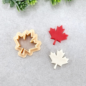 Canadian Maple Leaf Clay Cutter, Canada Day Clay Cutter, Canada Polymer Clay Cutter, Cookie & Fondant Cutter