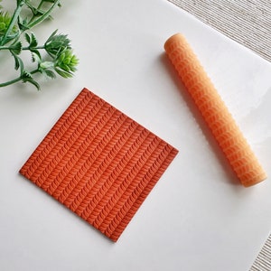 Braid Knit Clay Texture Roller, Polymer Clay Texture Roller, Resin Hand Roller for Polymer Clay, Polymer Clay Tools