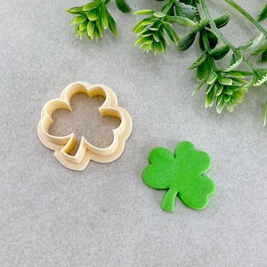 emporte-pièce trèfle à 3 feuilles pour la Saint-Patrick, emporte-pièce trèfle en pâte polymère, emporte-pièce biscuit et fondant, emporte-pièce Saint-Patrick