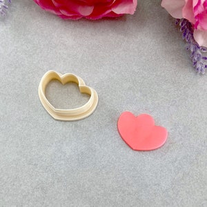 Flower Clay Cutter, Floral Earring Polymer Clay Cutter, Cookie & Fondant Cutter, 3 Petals Flower Bud Cutter for Clay