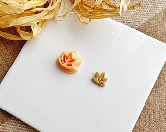 Fall Leaf C Clay Cutter for Earrings - Polymer Clay Cutter, Autumn Jewelry Making, Fall Crafts, DIY Earrings