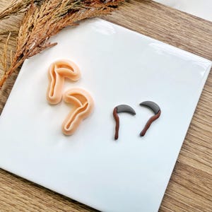 Scythe Clay Cutter – Grim Reaper Polymer Clay Tool – 1, 1.25, 1.5 Inch – Halloween Earring Cutter – Optional Mirror