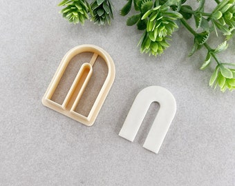 Arch Clay Cutter, Earring Polymer Clay Cutter, Jewelry & Fondant Mold, Rainbow Arch Shape Cutter for Clay