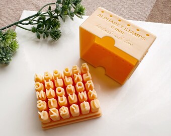 Generic Kit de Tampons en Argile, Moule Alphabet Fait à la Main, pour Poterie, Gaufrage, Activités Familiales, Projets éducatifs