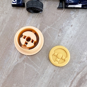 Steering Wheel Racing Clay Cutter, Polymer Clay Cutter for Earrings, Racing Cutters for Clay, Car Wheel Cutter