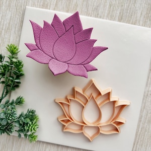 Lotus Trinket Dish Cutter, Ring Dish Clay Cutter, Trinket Dish Clay Cutter for Polymer Clay