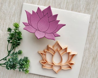 Lotus Trinket Dish Cutter, Ring Dish Clay Cutter, Trinket Dish Clay Cutter for Polymer Clay