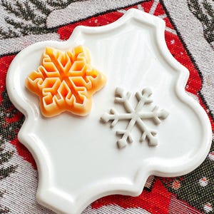 Thin Snowflake Clay Cutter: Festive Christmas Polymer Clay Tool (1.5 inch)