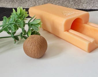 Coconut Texture Bead Roller: Polymer Clay Tool (2cm/0.8in)