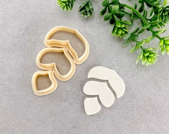 Botanicals Dangle Spring Clay Cutter Set, Floral Leaves Dangle Polymer Clay Cutter, Cookie & Fondant Cutter, 3 Piece Clay Cutter