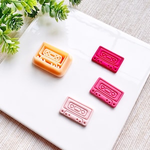Cassette Tape Clay Cutter for Polymer Clay | Valentine&#39;s Day Clay Cutters 2025 Collection
