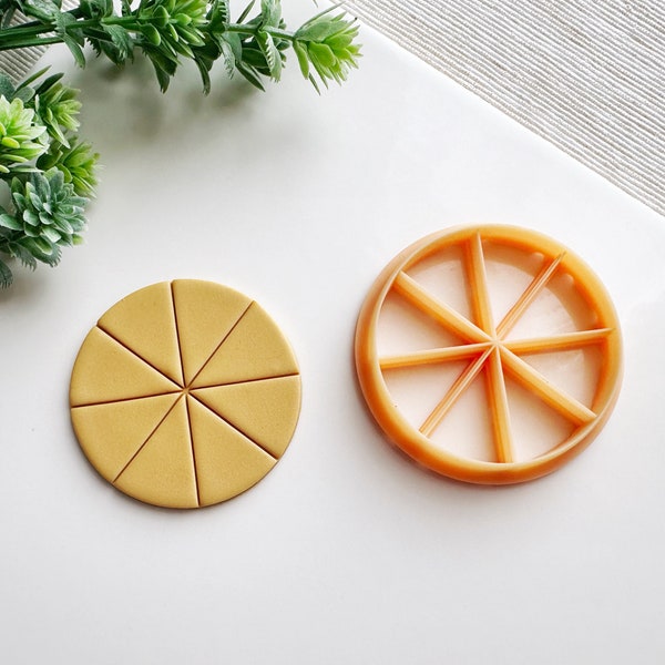Color Recipe Polymer Clay Cutter, Embossing Polymer Clay Cutter, 1/8 Color Recipe Wheel Cutter
