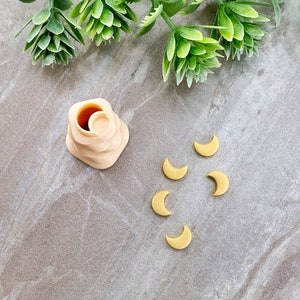 Moon Micro Cutter, Crescent Moon Micro Clay Cutter, Sky Clay Cutter, Mini Cutter for Polymer Clay