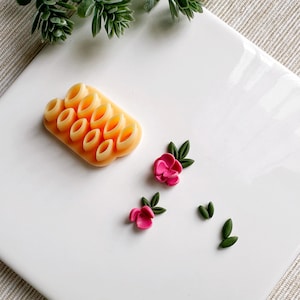 Leaf Micro Cluster Clay Cutter: Spring Floral Polymer Clay Tool
