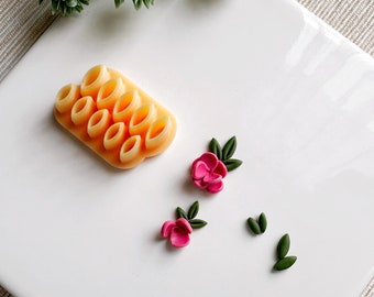 Leaf Micro Cluster Clay Cutter: Spring Floral Polymer Clay Tool