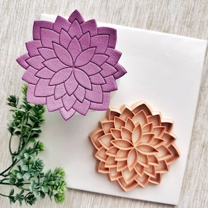 Water Lily Trinket Dish Cutter, Ring Dish Clay Cutter, Trinket Dish Clay Cutter for Polymer Clay