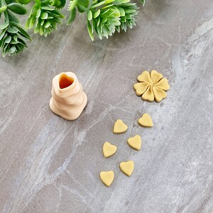 Flower Petal Micro Cutter, Petal Micro Clay Cutter, Slab Detail Clay Cutter, Mini Cutter for Polymer Clay