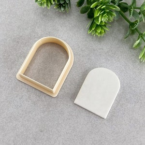 Arch Clay Cutter, Polymer Clay Earrings Cutter, Jewellery, Fondant & Ceramics Cutter, Rainbow Arch Shape Cutter for Clay