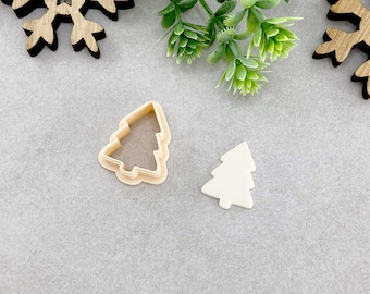 Christmas Tree Polymer Clay Cutter, Polymer Clay Earring Cutter, Cookie & Fondant Cutter, Winter Cutters for Clay
