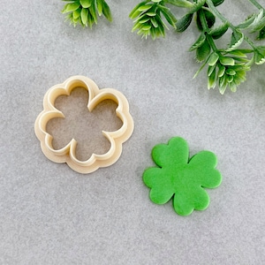 emporte-pièce trèfle à 4 feuilles pour la Saint-Patrick, emporte-pièce trèfle en pâte polymère, emporte-pièce biscuit et fondant, emporte-pièce Saint-Patrick