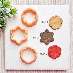 Geometric Shapes Polymer Clay Cutter - Outline Clay Cutters for Statement Earrings Crafting Jewelry