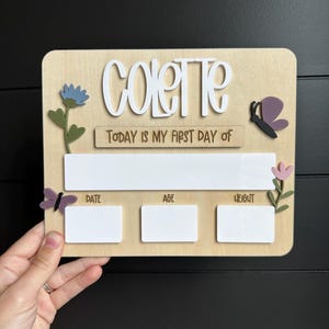 First Day/Last Day of sign | Back to school sign