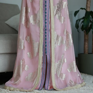 Takchita Kaftan with Beautiful Pearl Embroidery